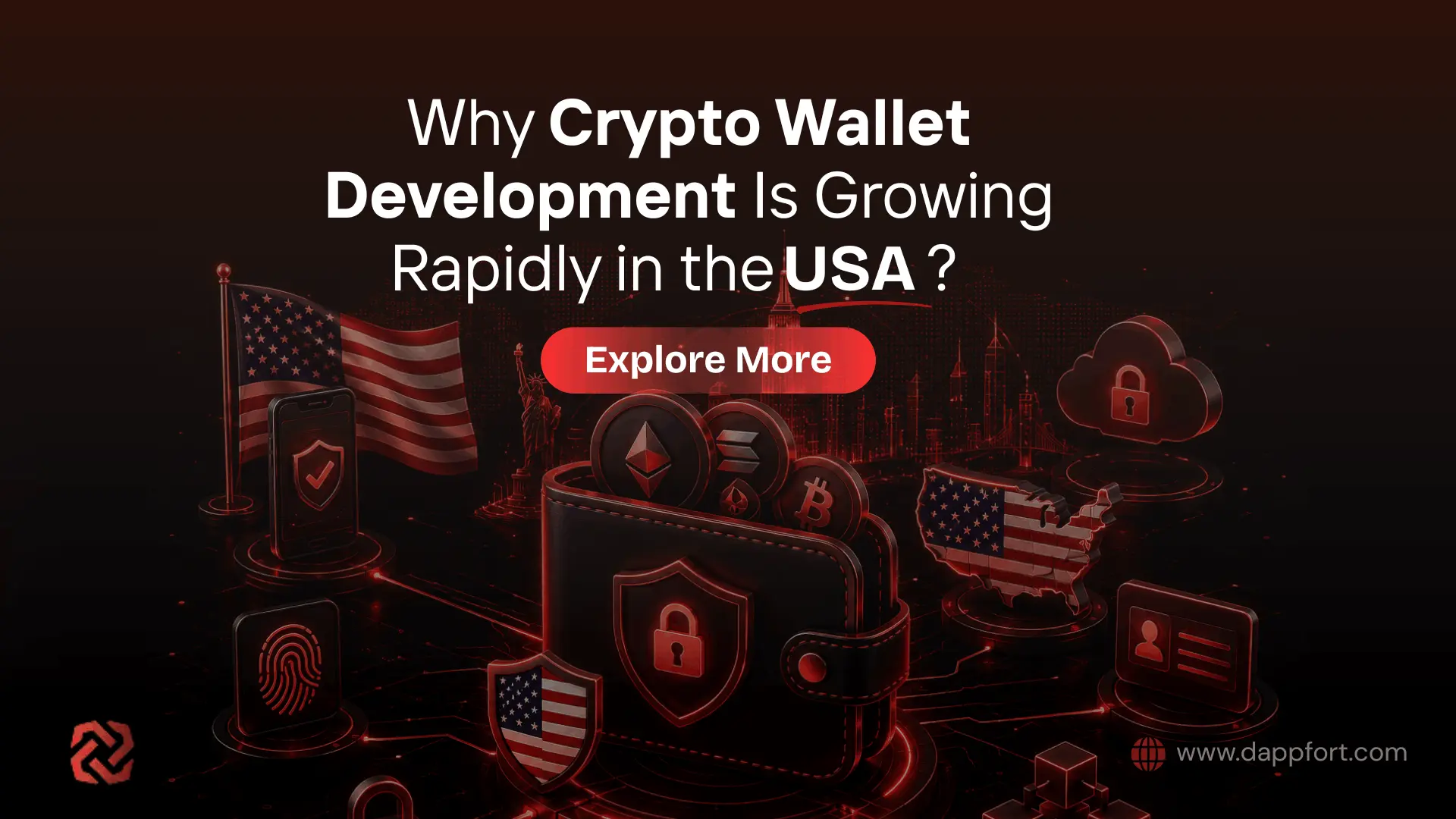 Why Crypto Wallet Development Is Growing Rapidly in the USA? - Dappfort