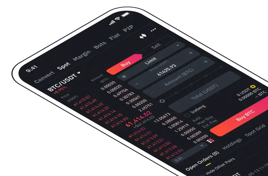 Binance Clone App